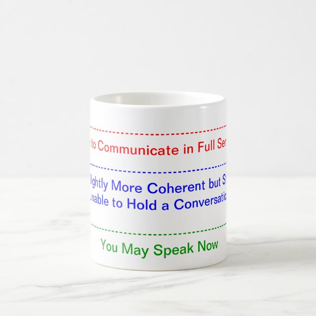 Sleepy Coffee Drinkers Mug (Center)