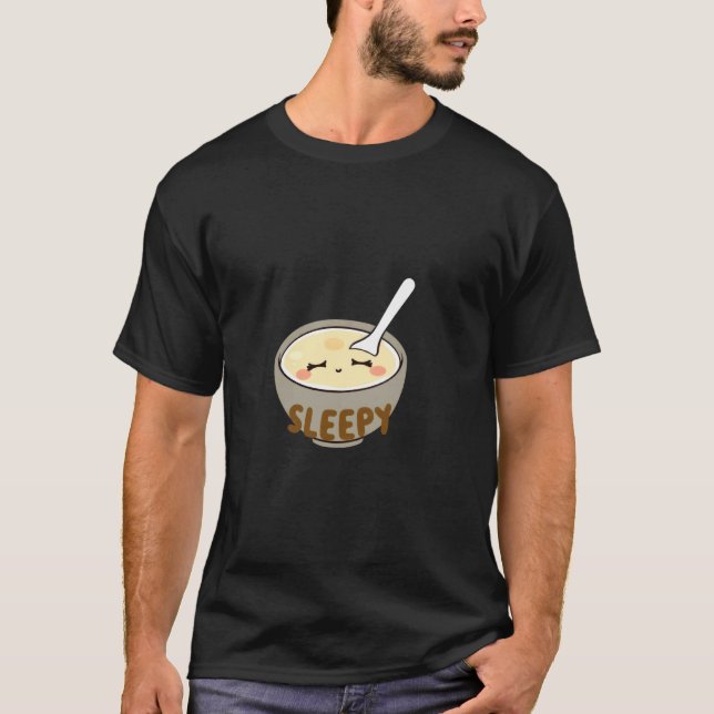 SLEEPY Cute Playful T-Shirt (Front)