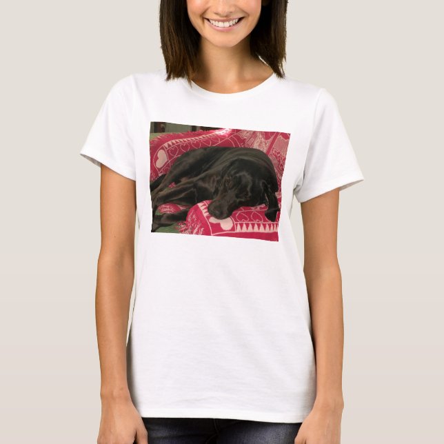 Sleepy Dog Womens Spaghetti Tank Top (Front)