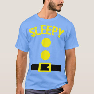 Sleepy Dwarf Halloween Christmas design T-Shirt
