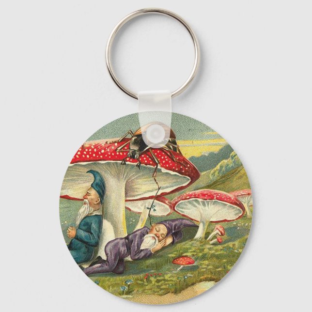 Sleepy Elves Key Ring (Front)