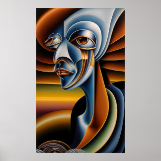 Sleepy Eyed Giant - Ken Gauge Art Poster