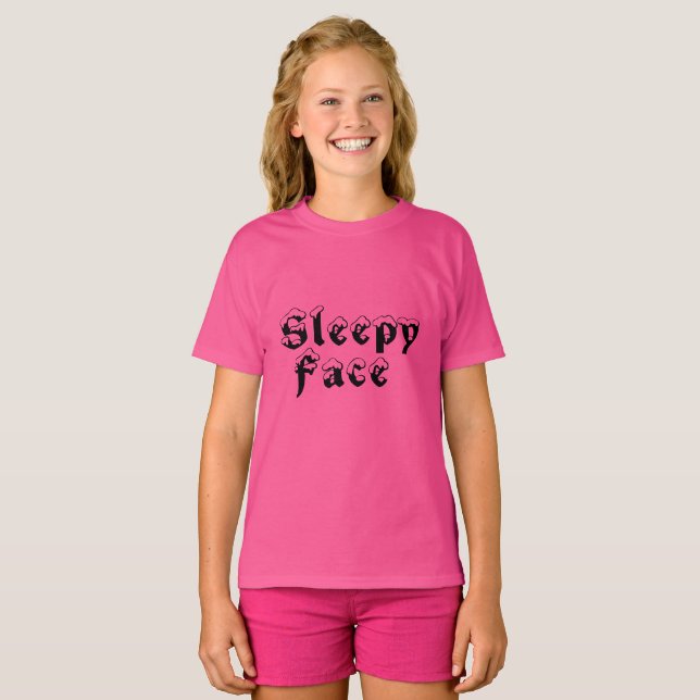 Sleepy Face: Boys' T-Shirt (Front Full)