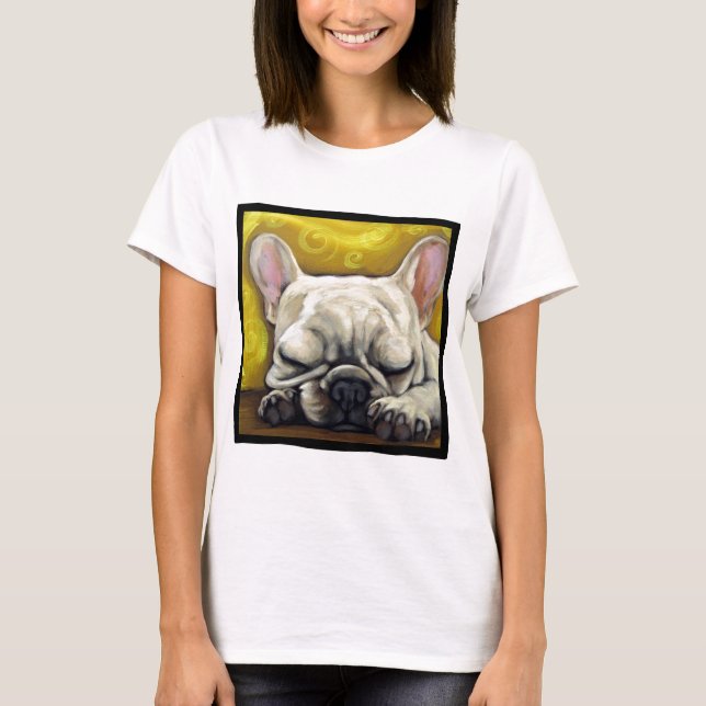 Sleepy Frenchie T-Shirt (Front)