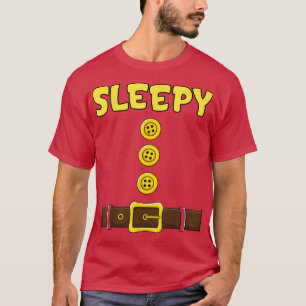 Sleepy Halloween Dwarf Costume Matching Group Coup T-Shirt