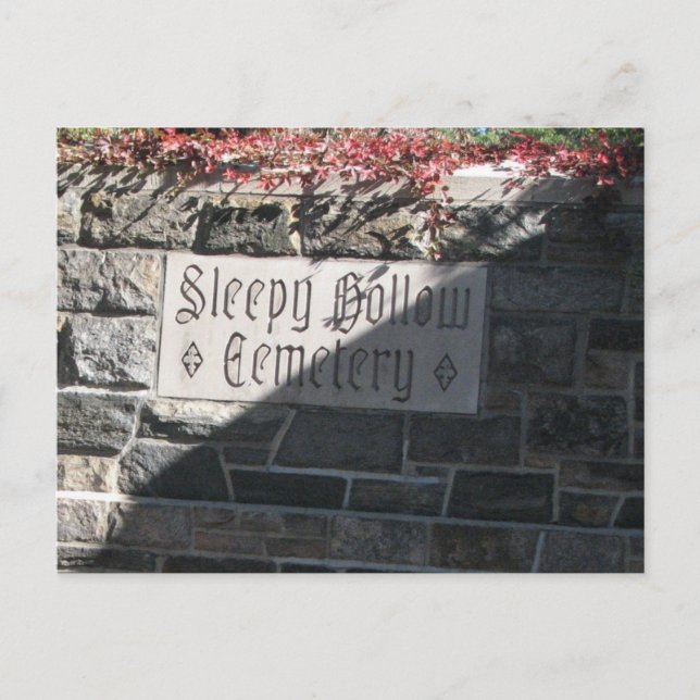 Sleepy Hollow Cemetery Postcard (Front)