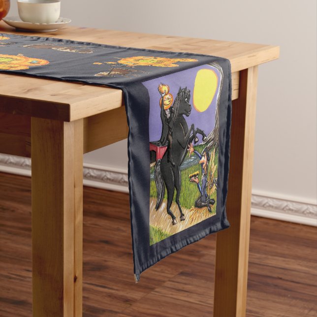 Sleepy Hollow Exchange Pumpkin Carriage Table Short Table Runner (In Situ)
