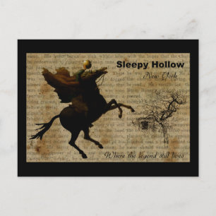 Sleepy Hollow Headless horseman 2 Postcard