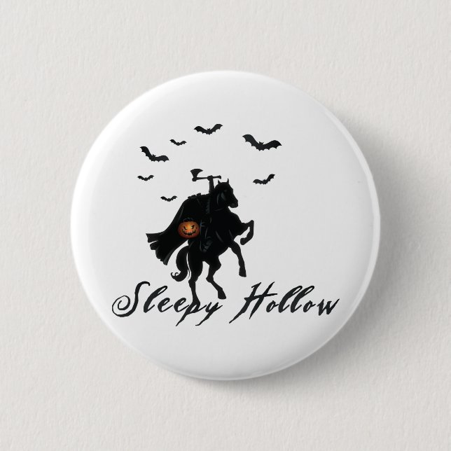 Sleepy Hollow Headless Horseman 6 Cm Round Badge (Front)