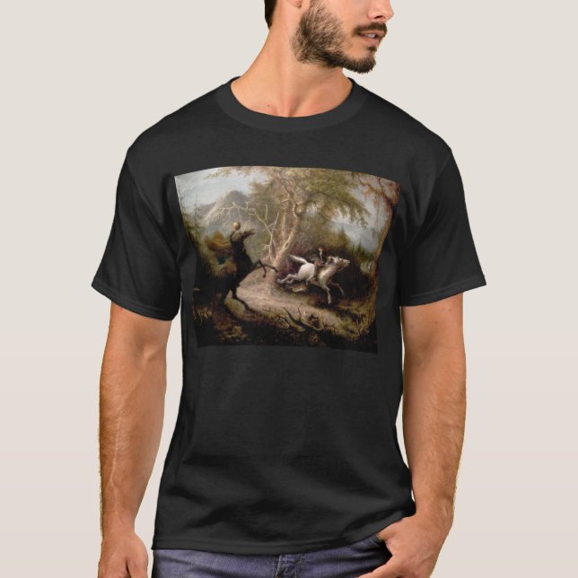 Sleepy Hollow Headless Horseman Dark T Shirt (Front)