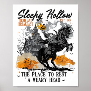 Sleepy Hollow Headless Horseman Halloween Costume Poster