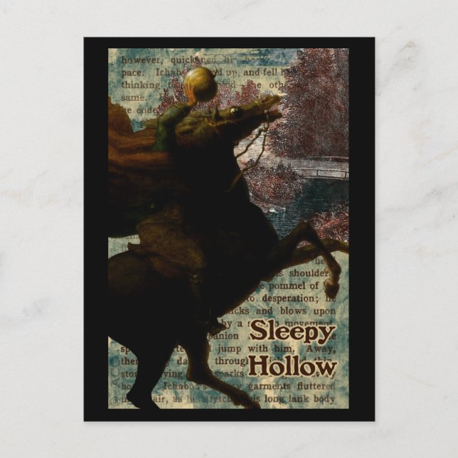 Sleepy Hollow Headless Horseman Postcard (Front)