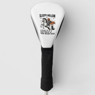 Sleepy Hollow Headless Horseman Vintage Halloween Golf Head Cover