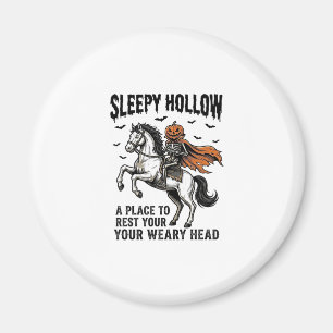 Sleepy Hollow Headless Horseman Vintage Halloween Magnet