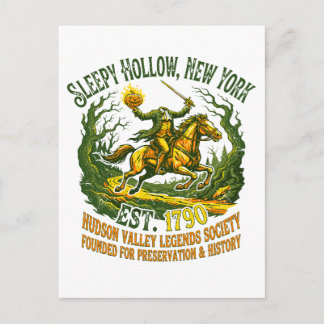 Sleepy Hollow New York Hudson Valley History Postcard
