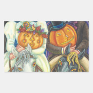 SLEEPY HOLLOW WEDDING HALLOWEEN STICKERS SHEET Rec