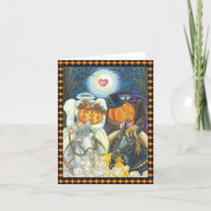 SLEEPY HOLLOW WEDDING, HEADLESS HORSEMAN CARD