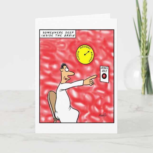 Sleepy Jerk Card (Front)