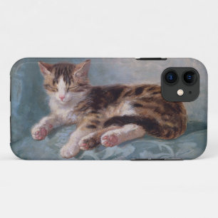 Sleepy Kitten by Henriette Ronner-Knip Case-Mate iPhone Case