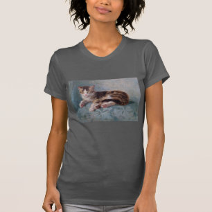 Sleepy Kitten by Henriette Ronner-Knip T-Shirt