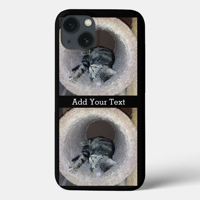 Sleepy Kitty Cat by Shirley Taylor Case-Mate iPhone Case (Back)