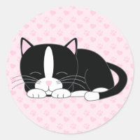 Sleepy Kitty {Tuxedo}