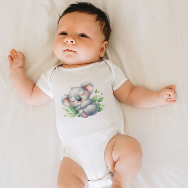 Sleepy Koala Bear Baby Bodysuit (Creator Uploaded)