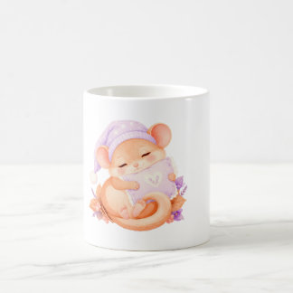Sleepy Little Mouse Coffee Mug