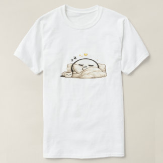 Sleepy Lunio Cosy Morning Coffee - Cute Kawaii T-Shirt