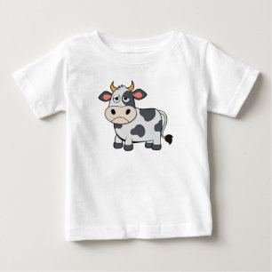 Sleepy Moo Cow Baby T-Shirt