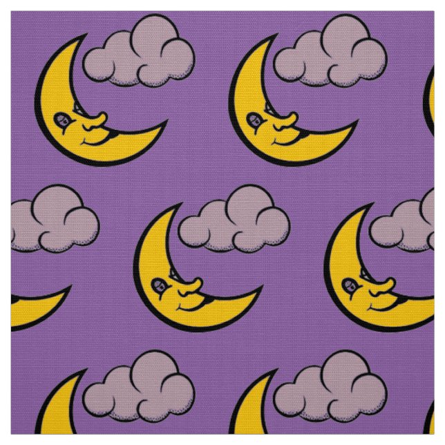 Sleepy moon fabric (Swatch)