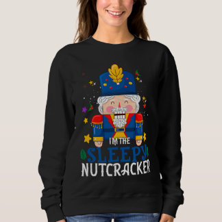 Sleepy Nutcracker Matching Family Group Christmas Sweatshirt