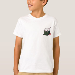 Sleepy Onigiri Snoozing Peacefully Kids T-Shirt