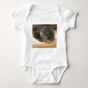 Sleepy Otter Baby Bodysuit