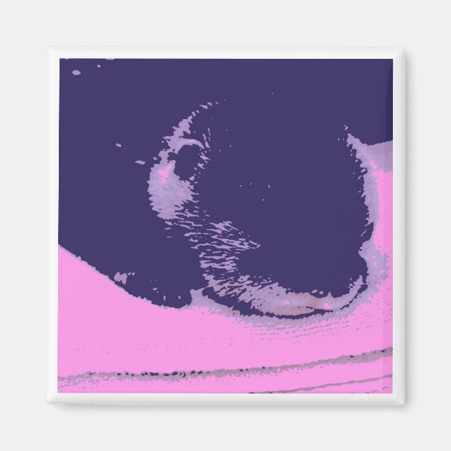 Sleepy Otter Magnet (Front)