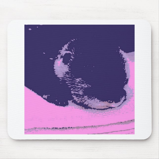 Sleepy Otter Mouse Pad (Front)