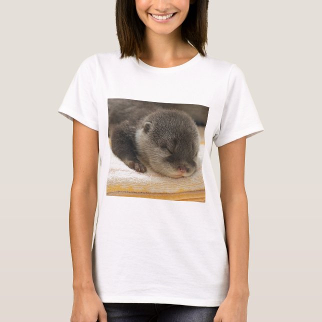 Sleepy Otter T-Shirt (Front)