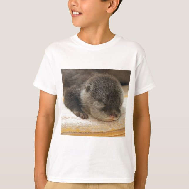 Sleepy Otter T-Shirt (Front)