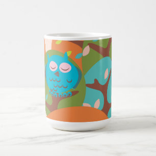 Sleepy Owl Coffee Mug
