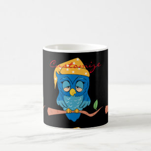 Sleepy Owl Thunder_Cove Coffee Mug