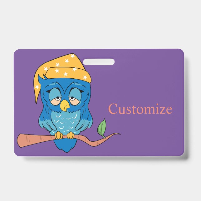 Sleepy Owl Thunder_Cove ID Badge (Front)