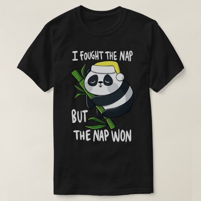 Sleepy Panda T-Shirt (Design Front)