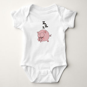 Sleepy Pig Baby Bodysuit