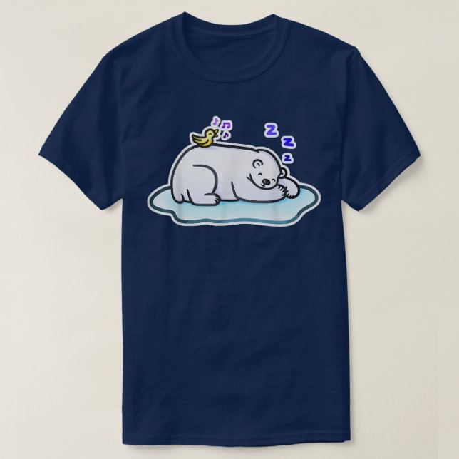 Sleepy Pol-ar Bea-r Classic  T-Shirt (Design Front)