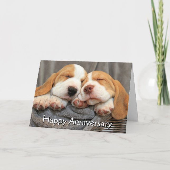 Sleepy Puppies Card (Front)