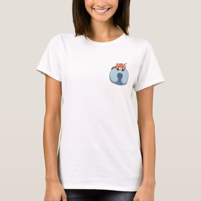 Sleepy Red Panda T-Shirt (Front)