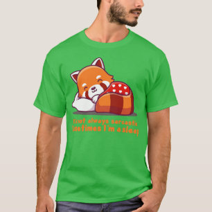 sleepy red panda T-Shirt