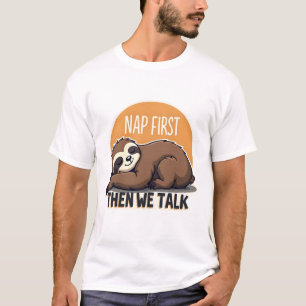 Sleepy Sloth Quote Vintage Cute Lazy Animal Shirt