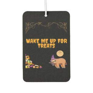 Sleepy sloth ready for Halloween treats! Classic T Car Air Freshener