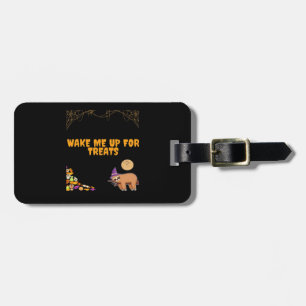 Sleepy sloth ready for Halloween treats! Classic T Luggage Tag